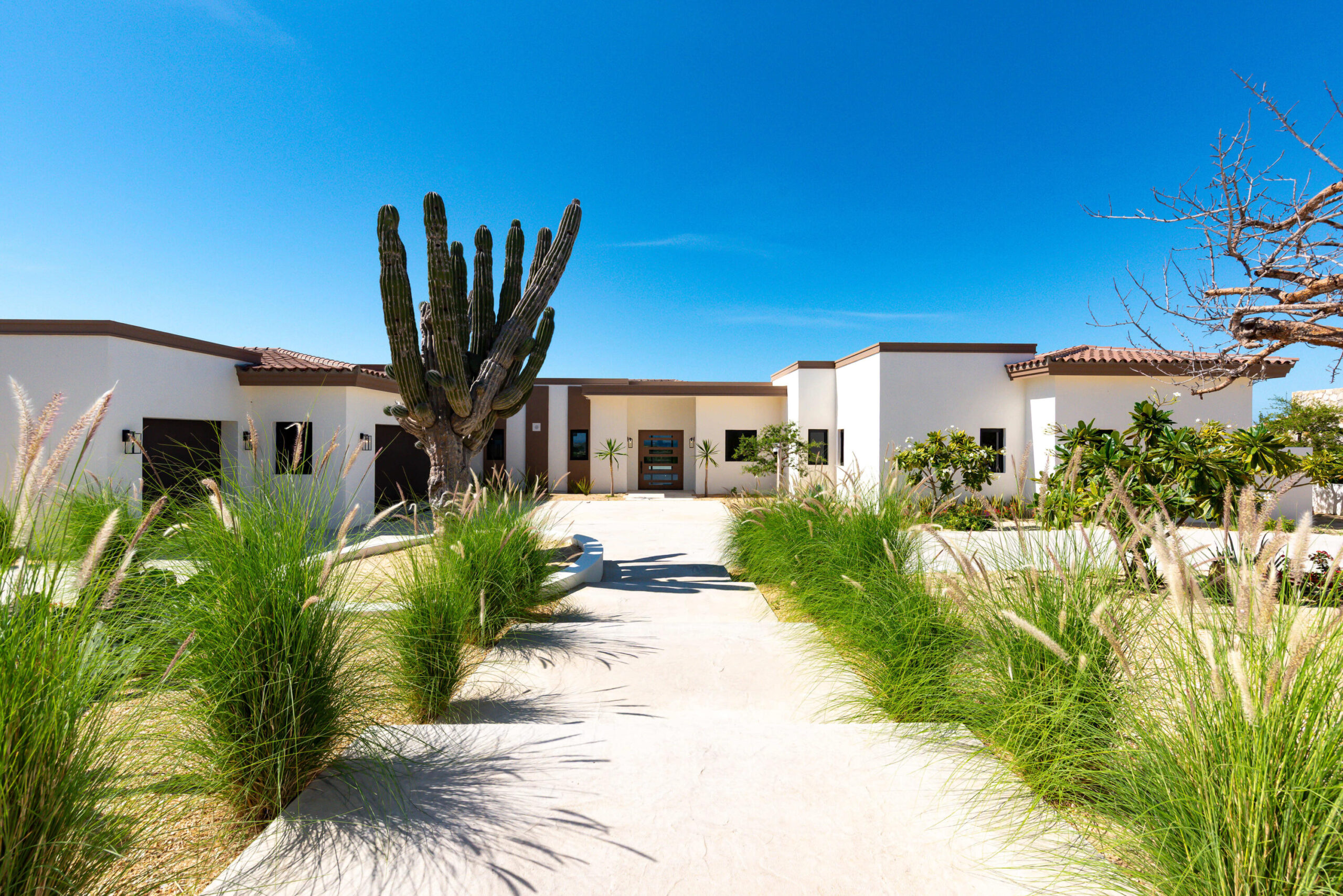 Cabo Luxury Sunset Hill Setting a new benchmark for modern design at Diamante, this truly exceptional five-bedroom, five-bathroom residence embodies the pinnacle of contemporary luxury. With an elevated aesthetic, the home utilizes state-of-the-art 3D foam panel construction to ensure remarkable environmental comfort, structural durability, and minimal long-term maintenance. Outfitted with a professional-grade suite of Wolf, Sub-Zero, and Zephyr appliances, the interior is a fully realized, turn-key masterpiece offering immediate access to the exclusive Diamante lifestyle. The open-concept living spaces are defined by a seamless indoor-outdoor flow, drawing the eye toward breathtaking sunset for sale