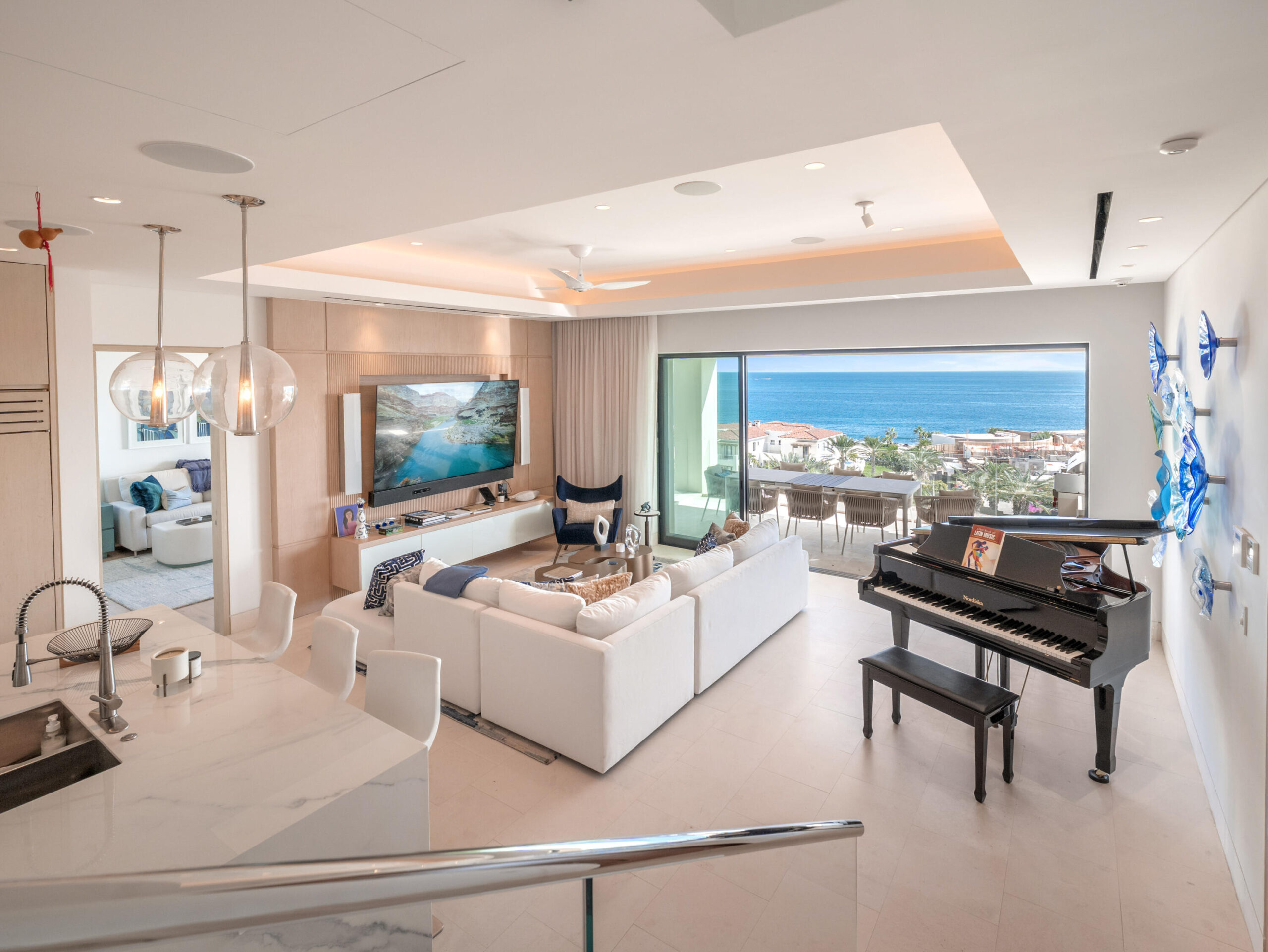 Cabo Luxury Hacienda Csl Experience elevated beachfront living at 1 Homes Cabo Residence 6-303, a beautifully designed two-bedroom plus den home within the exclusive Hacienda Beach Club & Residences Phase II community. Perfectly positioned along Medano Beach, this oceanfront property captures impressive for sale
