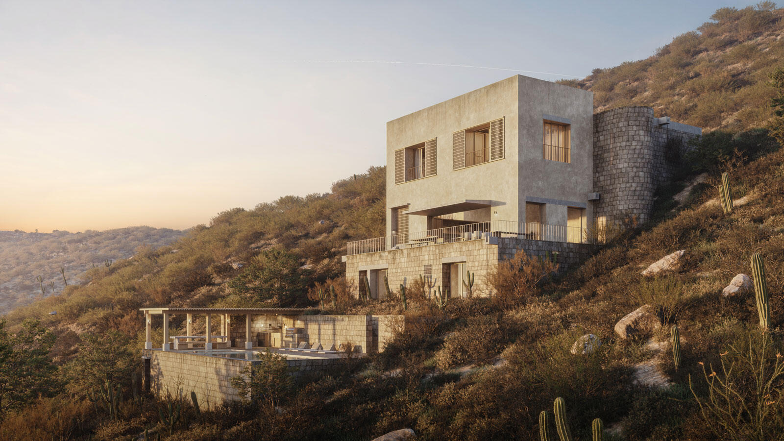Cabo Luxury Pescadero ABOUT CASA PESCADEROElevated on a vantage point with unobstructed for sale