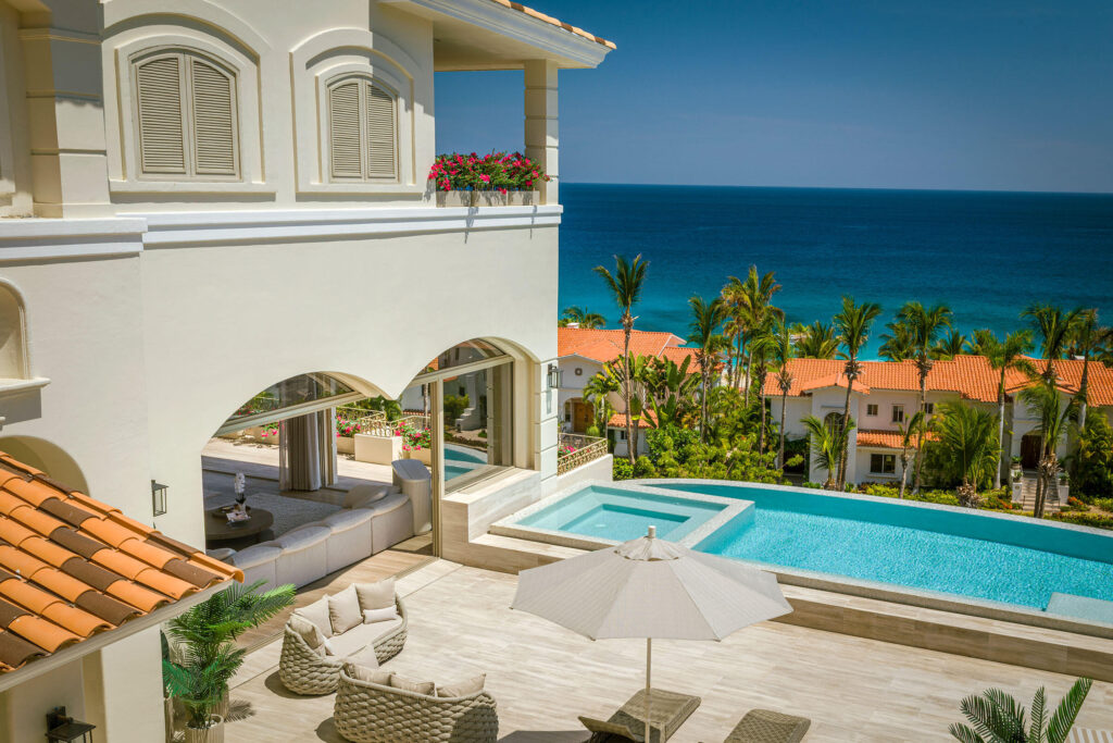 Cabo Luxury Palmilla Estates Nestled within the prestigious Palmilla community, this stunning 5-bedroom home offers the perfect blend of luxury and family-friendly comfort. Overlooking the pristine Arroyo 7 fairway of the renowned Palmilla golf course, the property boasts breathtaking ocean and golf course for sale