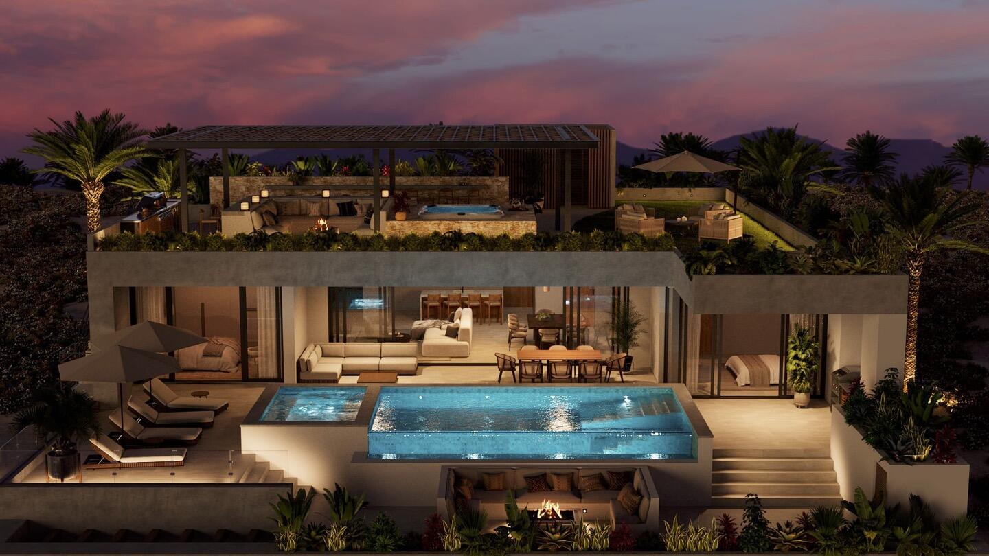 Cabo Luxury Cerritos Rare Oceanfront Penthouse Now Available. The next wave of The Cove Residences has arrived at Cerritos Beach. Oceanfront. Private. Rare.This extraordinary penthouse offers over 7,200 sq ft of indoor-outdoor living, Personal pool/jacuzzi , and a spectacular private rooftop overlooking the Pacific. Located less than an hour north of Los Cabos at one of Baja's most unique and swimmable beaches, Cerritos offers world-class surfing, whale watching, horseback riding, beach clubs, and unforgettable sunsets. Minutes away, Pescadero's organic farms and emerging culinary scene and the Pueblo Mรกgico of Todos Santos offer art, culture, and exceptional dining. A boutique community of only four residences -- with just three now released. An opportunity to experience Cerritos before the world discove for sale