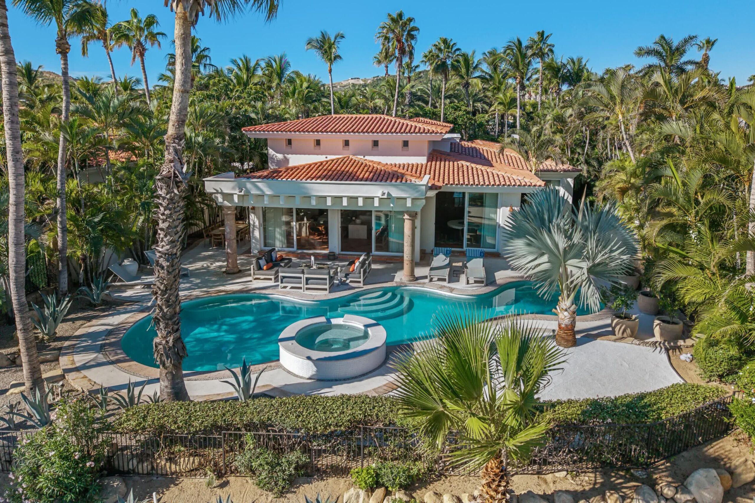 Cabo Luxury Oceano Alta Originally built as the Oceanos Altas model home, this beautifully updated residence is ideally situated on a rare 10,000 sq ft lot with ''forever for sale
